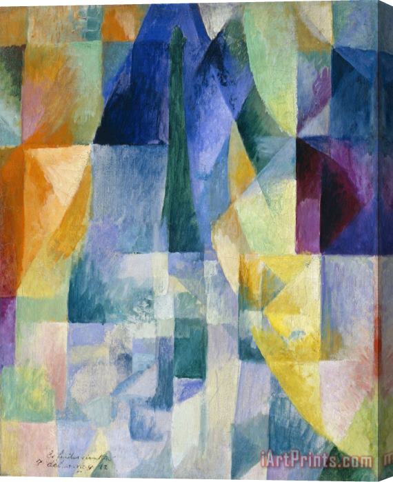 Robert Delaunay Simultaneous Windows (2nd Motif, 1st Part) (les Fenetres Simultanees [2e Motif, 1re Partie]) Stretched Canvas Print / Canvas Art